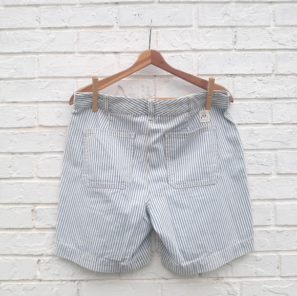 Vintage Lauren Ralph Lauren Hickory Stripe Shorts size 10 - Picture 2 of 5